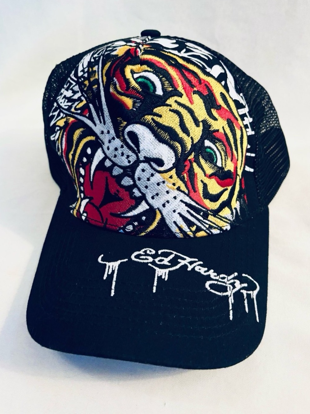 Ed Hardy Tiger Graphic SnapBack Trucker Hat